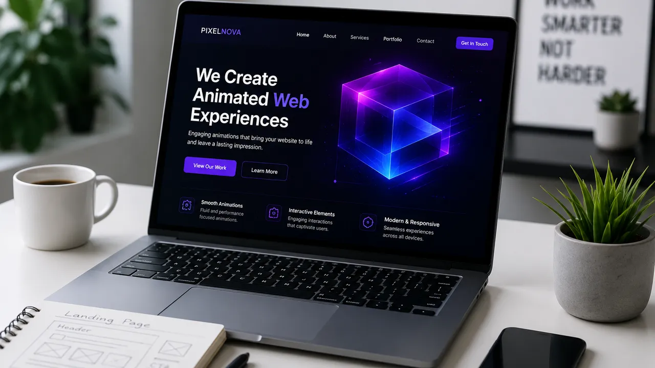 Animated Web Experiences — Premium Markup