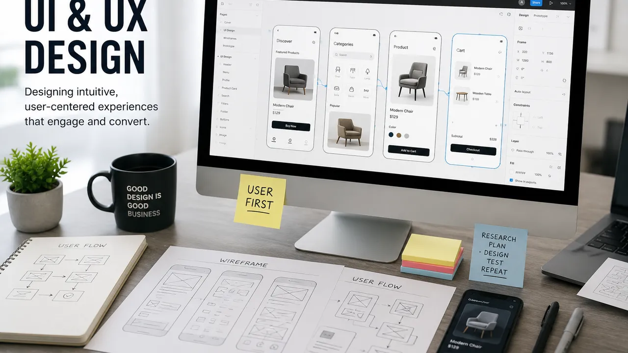 UI and UX Design — Premium Markup
